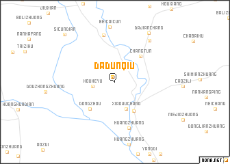 map of Dadunqiu