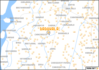 map of Dāduwāla