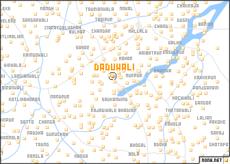 map of Dādūwāli