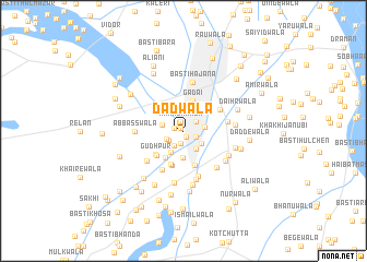 map of Dādwāla