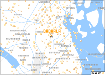 map of Dādwāla