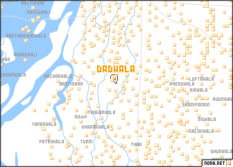 map of Dādwāla