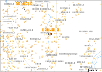 map of Dādwāla