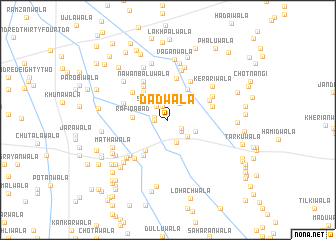 map of Dādwāla