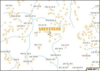 map of Daemenama