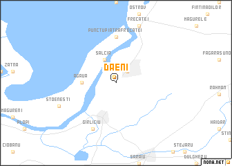 map of Dăeni