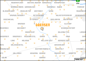 map of Daensen