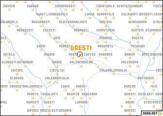 map of Dăeşti