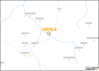 map of Dafala