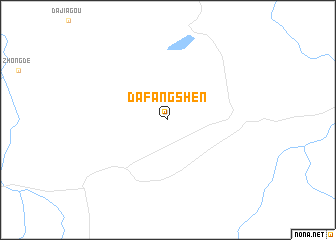 map of Dafangshen