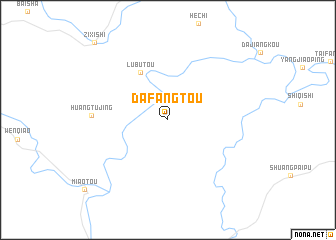 map of Dafangtou