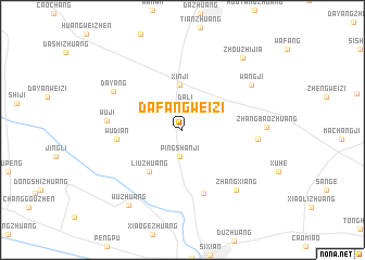 map of Dafangweizi