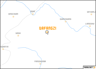 map of Dafangzi