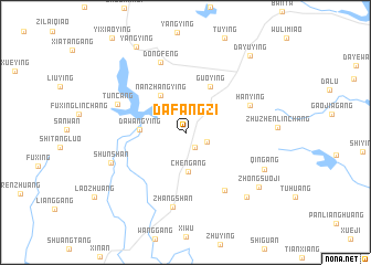 map of Dafangzi