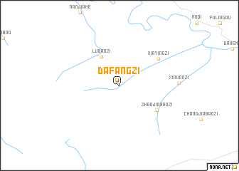 map of Dafangzi