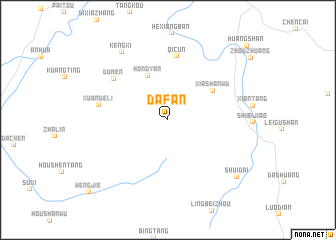 map of Dafan