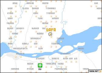 map of Dafa
