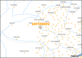 map of Dafenbang