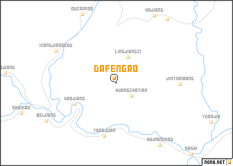 map of Dafeng\