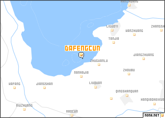 map of Dafengcun