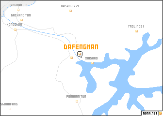 map of Dafengman