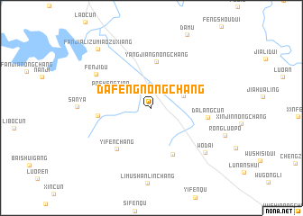 map of Dafengnongchang