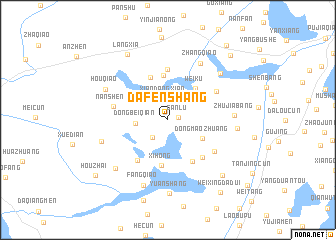 map of Dafenshang