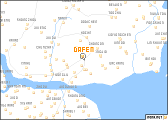 map of Dafen