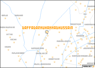 map of Daffadār Muhammad Hussain