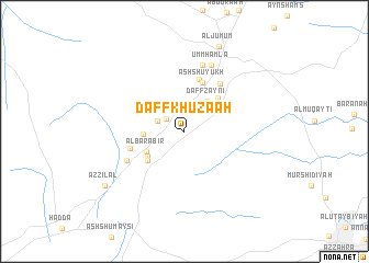 map of Daff Khuzā‘ah