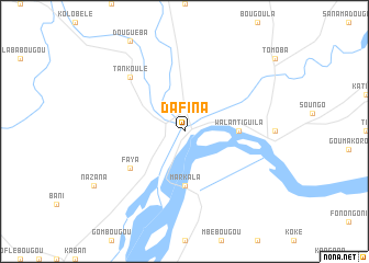 map of Dafina