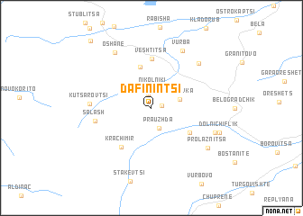 map of Dafinintsi