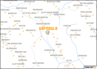 map of Dafnoúla