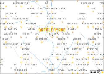 map of Dafolényamé