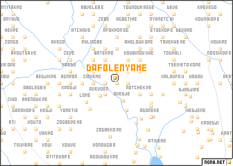 map of Dafolényamé