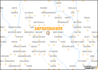 map of Dafounoukopé