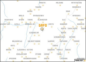 map of Dafo