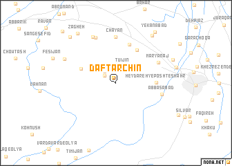 map of Daftarchīn