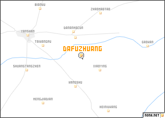 map of Dafuzhuang