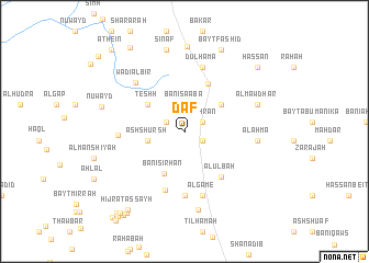 map of Ḑāf