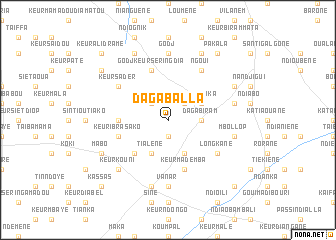 map of Dagaballa