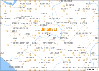 map of Dagabli