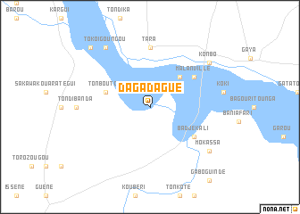 map of Dagadagué