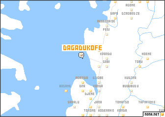 map of Dagadukofe