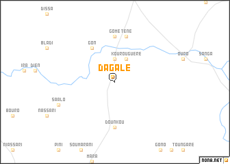 map of Dagalé