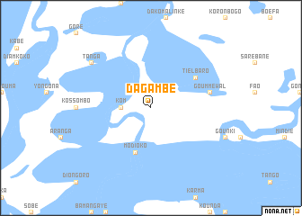 map of Dagambé