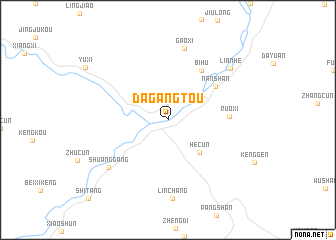 map of Dagangtou