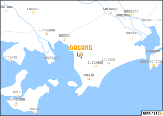 map of Dagang