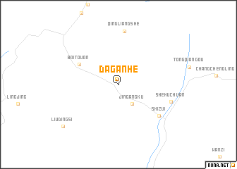 map of Daganhe