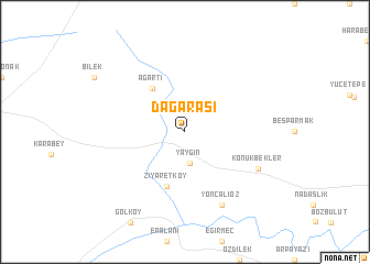 map of Dağarası